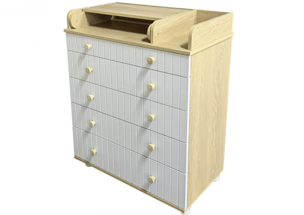 Комод Антел Lada (Дуб/белый)