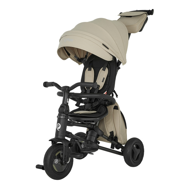 Велосипед трехколесный QPlay NOVA + Carbon fiber (Beige/Бежевый)
