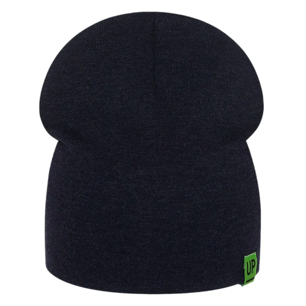 Шапка   двухслойная Grandcaps  GC-ITN918 (р.46-48сине-серый меланж)