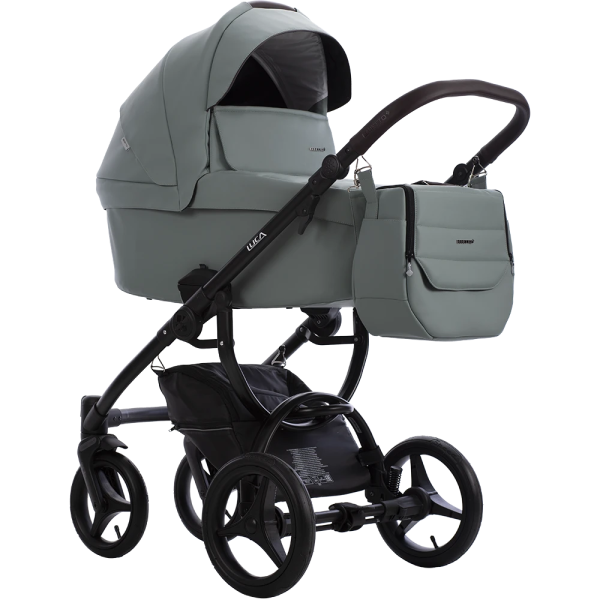 Коляска Bebetto Luca PRO  2в1 (Pro 32 шалфей кожа)
