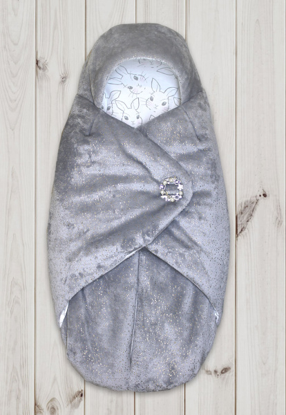 Конверт на синтепоне Золотинка  (Серый)