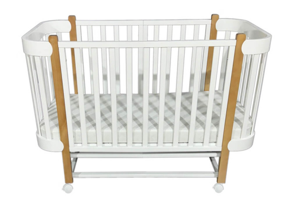 Кровать Антел Солнышко 3 (Белый/Бук)