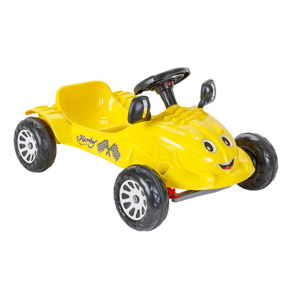 Машина педальная Pilsan Herby Car (Yellow/желтый)
