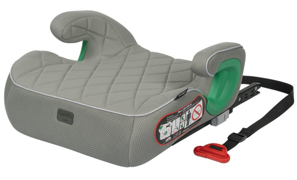 Бустер Indigo QuickFix Isofix  группа 3 (22-36 кг)  (Зеленый-зеленая сетка)