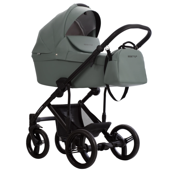 Коляска Bebetto Magnum Light PRO  2в1 (02 шалфей кожа)