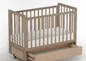 Кроватка  Classic Sleep Premium ящик + маятник 120х60 НИК24 (НИК24к Капучино)