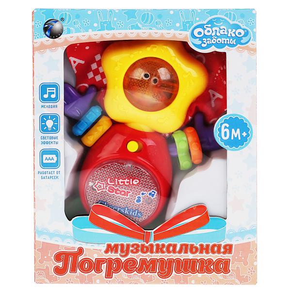 Музыкальная погремушка Цветочек
