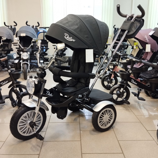 Велосипед трехколесный Luxmom Dalux 3311M (Черный)
