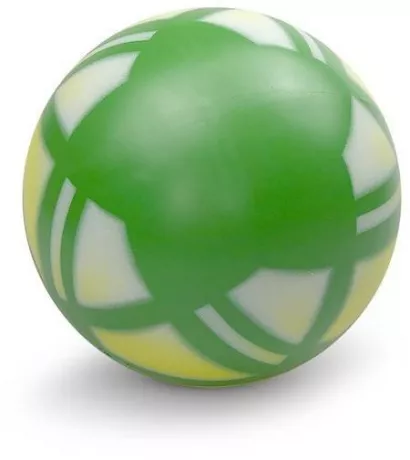 Мяч детский Звездочка 12,5см окрашен по трафарету