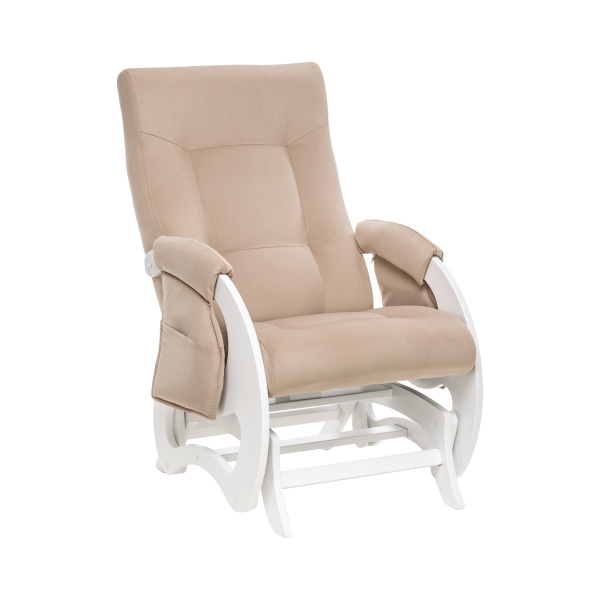 Кресло для кормления Milli Aria с карманами (Молочный дуб/ткань Velutto 18)