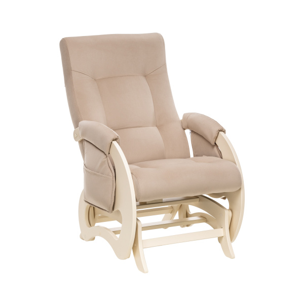 Кресло для кормления Milli Aria с карманами (Дуб шампань/ткань Velutto 18)